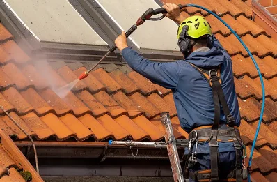 Démoussage et hydrofuge de toiture à Raillimont